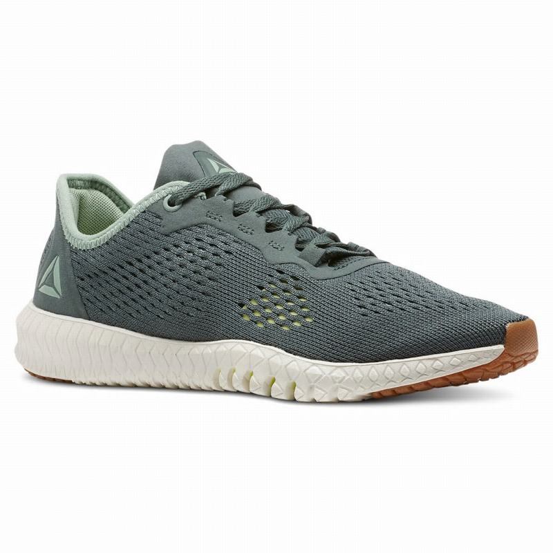 Adidasi Training Reebok Flexagon Dama Verzi/Lămâie Romania TK8564SV
